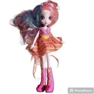 My Little Pony MLP Equestria Girls Princess Celestia 9" Doll Hasbro Rainbow Hair